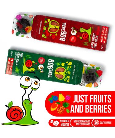 Healthy Snacks Variety Pack - 60 Individual Fruit Roll Ups - Apple Cherry Plum Pumpkin Mint - Vegan, Low Carb, Gluten Free - Dried Fruit Mix for Kids and Adults - Buy Online on GoSupps.com