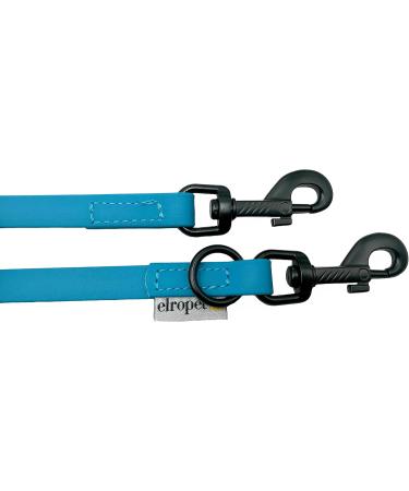 Biothane Dogeline Black Hook - Adjustable Leashes for Small & Large Dogs 2m-5m | Durable & Stylish (Petrol 2m x 16mm) - Buy Online on GoSupps.com