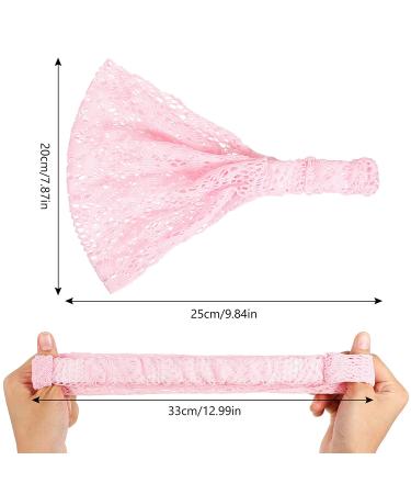 Lace Elastic Headbands Set - 10 Pieces Boho Bandana Hair Accessories for Women and Girls in 10 Colors - Buy Online on GoSupps.com