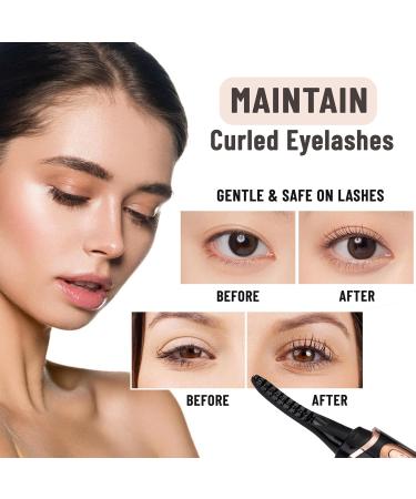 Heated Eyelash Curlers Smart Electric Eyelash Curling Tool Rapid Heat-up 4 Heating Modes Temperature Control Long-Lasting Curls for Creating Effortless Luscious Lashes - Buy Online on GoSupps.com