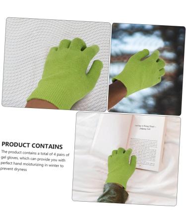 Beaupretty 4 Pairs moisturizing Gloves Gel Gloves Dead Skin Gloves Gloves Makeup Remover Gloves Hand Gloves Touch Screen Gloves Moisturizing Repair Gloves Miss Silica Gel face Skin Gel - Buy Online on GoSupps.com
