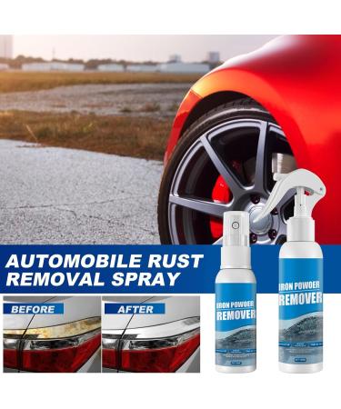 Cohbskj Multifunctional Rust Removal Spray Car Rust Removal Spray Iron Powder Remover For Car Car Maintenance Powder Spray Rust Remover Iron Cleaning (2PCS-30ml) - Buy Online on GoSupps.com