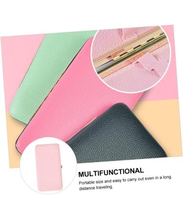 Beavorty Tweezers Storage Box for Eyelash Extensions - Set of 3 Pink Leather Holders | Durable & Convenient 18x9.8cm - Buy Online on GoSupps.com
