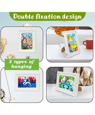Yizemay A4 Children's Picture Frame - Perfect for Kids' Drawings | White Frame for Children's Art - Buy Online on GoSupps.com