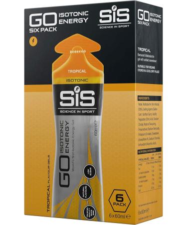 SiS GO Isotonic Energy Gel Sachets (6 Pack) - Tropical