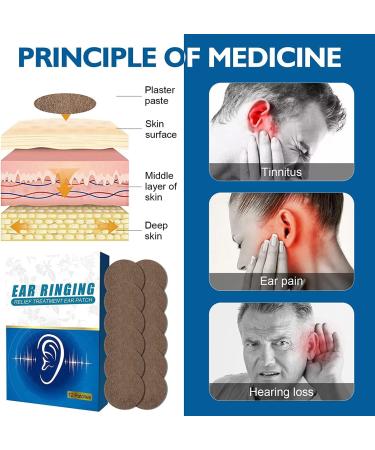 Tinnitus Relief Patches - Natural Herbal Treatment for Ringing Ears, Hearing Loss, and Ear Pain - 12 Patches - Buy Online on GoSupps.com