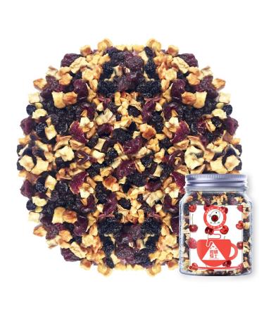 Organic Cherry Knight Herbal Tea - Loose Leaf Fruit Blend (70g) | Non-GMO Apple Grape Cranberry Flavor | International Shipping Available - Buy Online on GoSupps.com