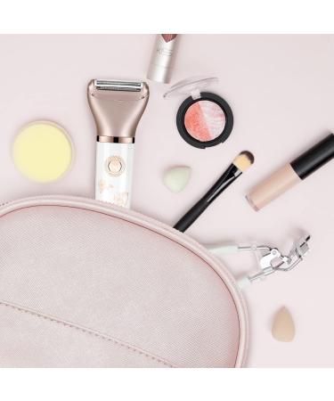 Laintene 2-in-1 Electric Razor for Women - Wet & Dry Hair Removal Trimmer for Legs, Underarms, Face - Waterproof Body Groomer Lady Shaver (Rose Gold) - Buy Online on GoSupps.com