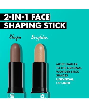 NYX Professional Makeup Highlight & Contour Stick - Wonder Stick Fair 01 - Vegan & Blendable - Buy Online on GoSupps.com