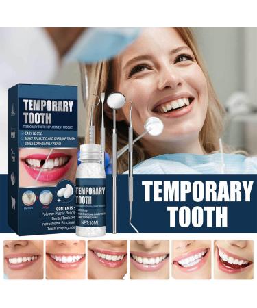 Temporary Tooth Repair Kit with Mirror Tools for Missing & Broken Teeth - Replacement Dentures - Buy Online on GoSupps.com