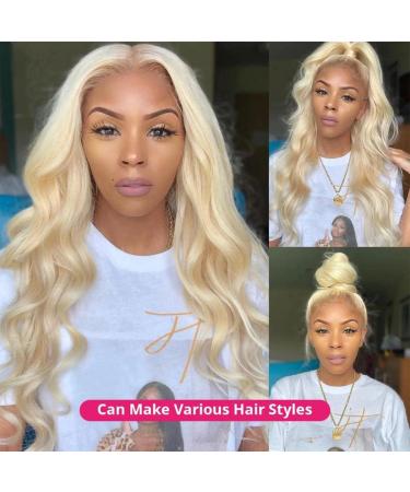 40 Inch 613 Blonde Lace Front Wig - Real Hair Body Shaft HD Lace Frontal Pre-Plucked Transparent 250 Density for Women - #613 18 Inch 13x1 Lace Wig - Buy Online on GoSupps.com