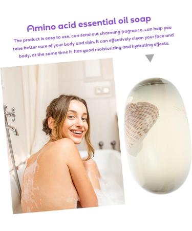 Angoily 1pc Jelly Essential Oil Soap Shower Soap Body Wash Lotion Bar Soap for Men Cleansing Soap Mens Organic Body Wash Safe Soap Face Washing Soap Mild Sesame Oil Glycerin - Buy Online on GoSupps.com