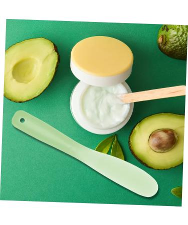 NOLITOY 40 Pcs Tool Stick Spatula Scoops Spatula for Makeup Cosmetic Mixer Tool Pp re-usable 20.5x3x0.6cmx4pcs Greenx4pcs - Buy Online on GoSupps.com