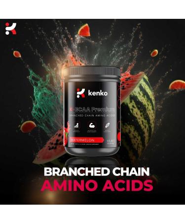 Kenko Essentials K-BCAA Premium | Branched-Chain Amino Acids (Watermelon) - Enhance Performance & Recovery - International Shipping Available - Buy Online on GoSupps.com