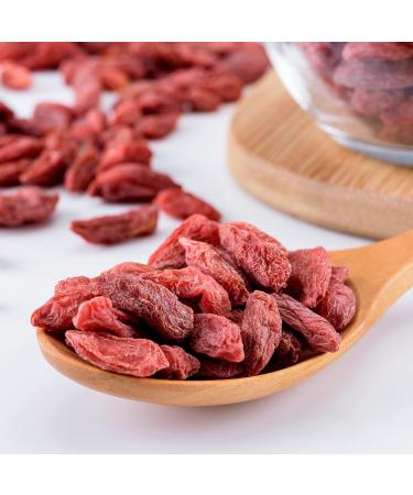 Jeske Sports Supplies Tasty Pott Organic goji berries dried fruits goji fruit vegan food red fruits muesli topping in bag 1000 g - Buy Online on GoSupps.com
