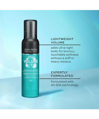 John Frieda Volume Lift Volumizing Mousse for Fuller Styled Hair (210 g) - Buy Online on GoSupps.com