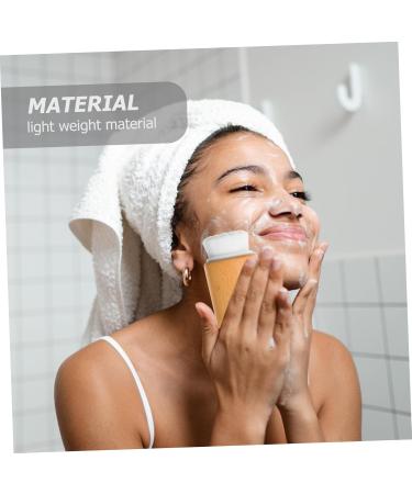 Mikinona Beech Wood Facial Cleansing Brush Skincare Brush Scrubber for Face Facial Scrubber Face Exfoliator Face Scrub Brush Face Scrubber for Women Fiber Face Brush Soft Fur - Buy Online on GoSupps.com