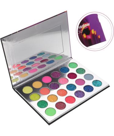 WOONEKY Multicolored Eye Shadow Sparkly Eyeshadow Palette Women Eyeshadow Makeup Palettes Powder - Buy Online on GoSupps.com