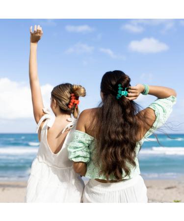 TELETIES Large Hair Clip - Summer Collection - Strong Grip Hair Claw Clip for Women - Atlantis Large - Buy Online on GoSupps.com