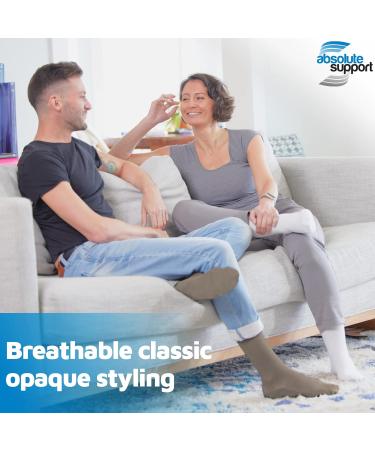 Buy ABSOLUTE SUPPORT Sheer Compression Stockings for Women 15-20mmHg - DE-A101 XL Skin Colour | International Shipping Available - Buy Online on GoSupps.com