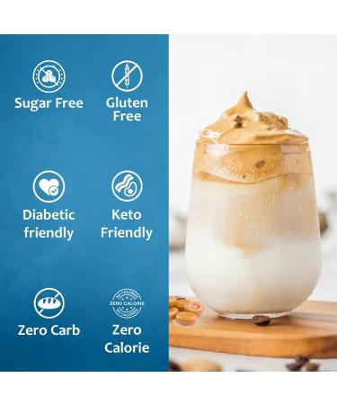 Syruvia Sugar-Free Butterscotch Coffee Syrup - 25.4 fl oz Premium Coffee Flavoring Syrup - 0 Calorie- Kosher Coffee Syrups Gluten Free Perfect for Drinks Soda Shakes Desserts and More. - Buy Online on GoSupps.com