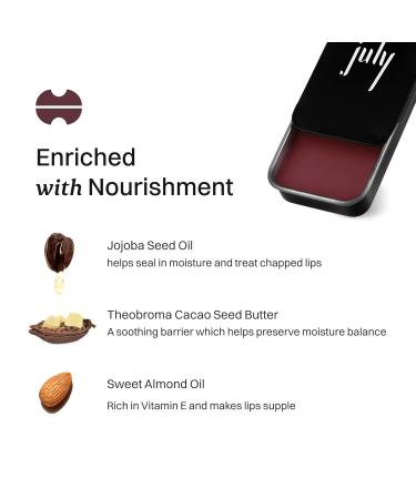 July Coffee Rush Lip Balm - 24hr Hydration for Dry & Chapped Lips | SPF 15 | Jojoba & Sweet Almond Oil | Unisex 10g - Buy Online on GoSupps.com