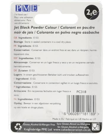 PME Edible Powder Colour Jet Black - Buy Online on GoSupps.com