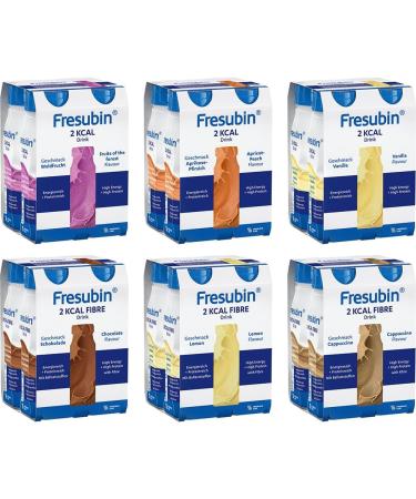 Fresenius Kabi Fresubin 2 Kcal Fibre Drink - 6 Flavours 200ml (24 Pack) | International Shipping Available - Buy Online on GoSupps.com