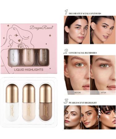 Liquid Contouring Stick Matte Makeup Gloss Nose Brightening Fluid Bronzers Highlighter Cosmetic Natural Liquid Contouring Makeup - Buy Online on GoSupps.com