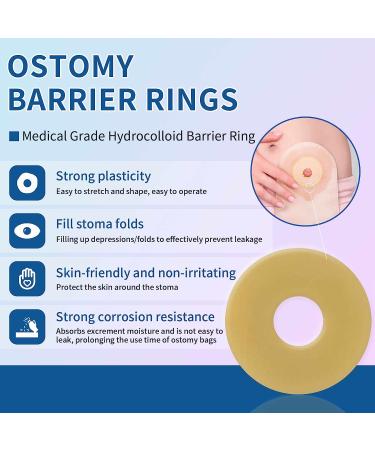 Ostomy Barrier Rings for Better Seal | 24mm Outer Diameter & 2mm Thickness | Box of 10 - Buy Online on GoSupps.com