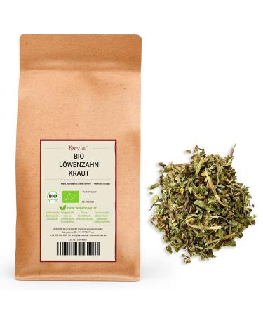 Kamelur Kamelur 125g Organic Dandelion Herbal Tea without additives - Organic dried & cut dandelion leaves - Organic dandelion herbal tea in biodegradable packaging