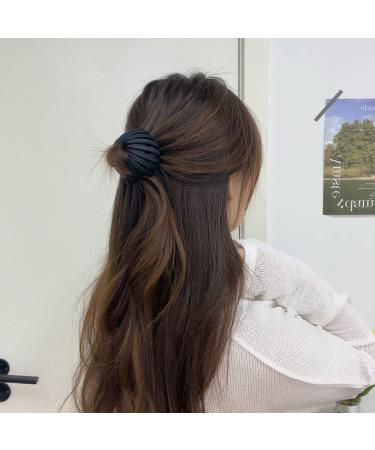 3 Pcs Bird Nest Magic Hair Clips for Women and Girls - Hair Bun Fixing Claws in Pink, White, and Black - Buy Online on GoSupps.com