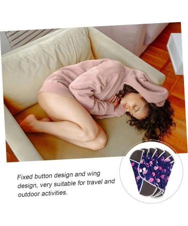 Exceart Reusable Menstrual Mats | Breathable Bandage Insert Pads for Women | Eco-Friendly Menstrual-Mama Towels - Violet Coal Fiber - Buy Online on GoSupps.com