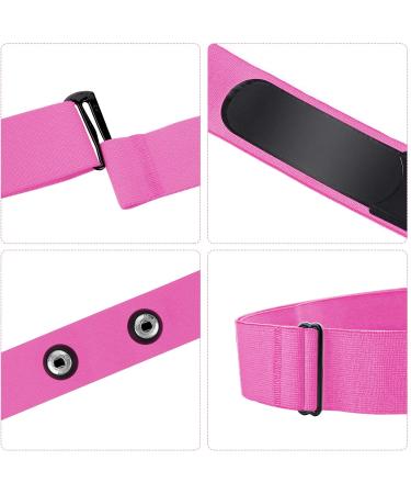 ONLYESH BRISDGURT Adjustable Elastic Replacement Belt with Heart Rate Monitor for Polar Garmin Wahoo - Pink Sports Running Gear - Buy Online on GoSupps.com