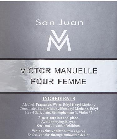 Victor Manuelle San Juan Pour Femme Eau de Parfum Spray for Women 3.3 Ounce - Buy Online on GoSupps.com