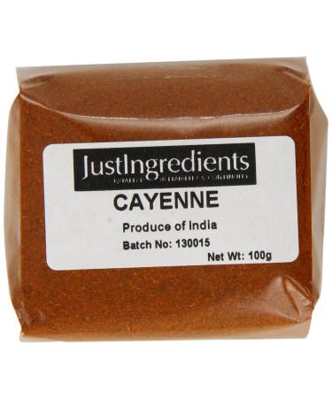 JustIngredients Essential Cayenne Pepper 100 g - Pack of 5