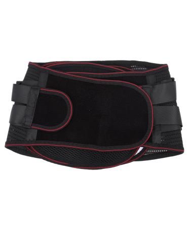 Sports Belt Support Brace Lumbar Belt Fajas Para Hombres Belts for Women Duty Girdle for Men Lumbar Support Mens Body Posture Waist Support Belt Summer Fitness Strap 105X23X1CM Black2