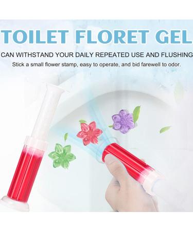 Toilet Gel Stamp Flower Fragrance Gel for Deodorizing Bathroom with Oil Surfactant - Buy Online on GoSupps.com