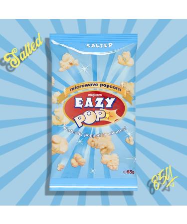 Eazy Pop Popcorn Pick N Mix - Choose From 3 Flavours | Butter Salted Sweet | Gift Set for Popcorn Lovers | Pack of 2 (85g) 85 g (Pack of 2) - Buy Online on GoSupps.com