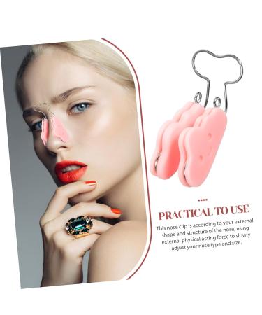 Nose Clip Beauty Tool - Nose Lifter Shaper Pink Nose Clip for Shaping 6x2CM | International Shipping - Buy Online on GoSupps.com