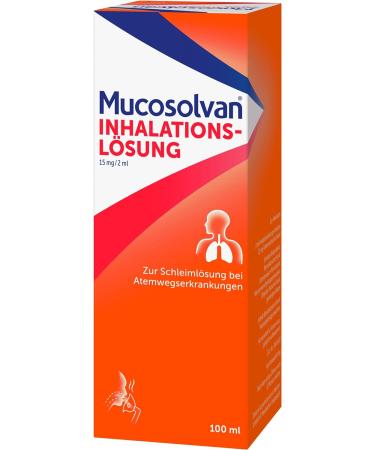 MUCOSOLVAN Inhalation Solution 100 ml - Ambroxol for Nebulizer | Mucus Dissolution - Buy Online Worldwide - Buy Online on GoSupps.com