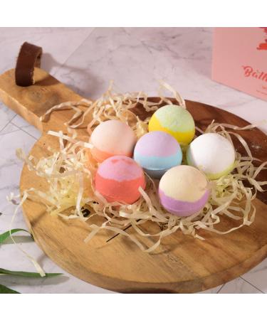 Natural Essential Oil Bath Bombs Gift Set - Moisturizing and Soothing SPA Bubble Bath for Women and Kids - Perfect Mothers Day, Birthday, Valentines, Christmas Gift - 6 Pack - Buy Online on GoSupps.com