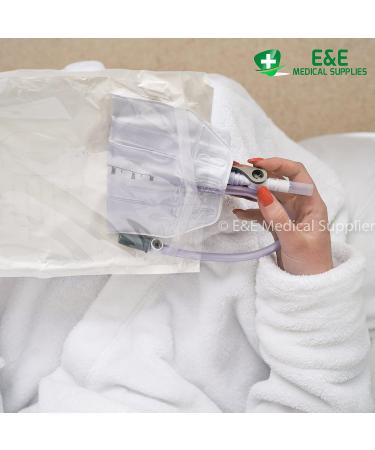 500ml Urine Leg Bag with Lever Tap Valve and Fabric Back - Sterile Drainage Leg Bag 500 ml (1 Pack) - Buy Online on GoSupps.com