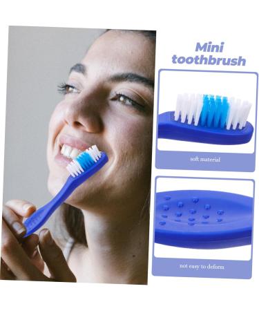 Solustre 10-Pack Travel Toothbrushes - Compact Short Handle Cleaning Brushes for Prison & Travel - Buy Online on GoSupps.com