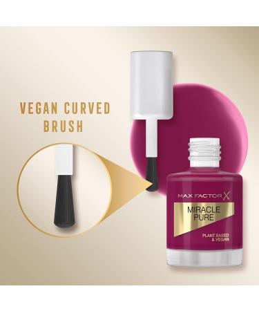 Max Factor Miracle Pure Nail Colour 320 Sweet Plum | Vegan Long-Lasting & Quick-Drying Nail Polish - 12ml - Buy Online on GoSupps.com