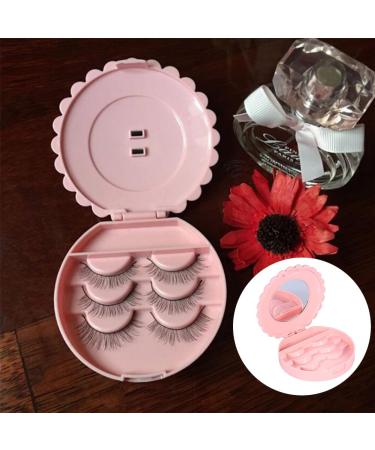 Lash Storage Organizer | Flower Shape Travel Case for False Eyelashes - Portable Eyelash Holder - Buy Online on GoSupps.com