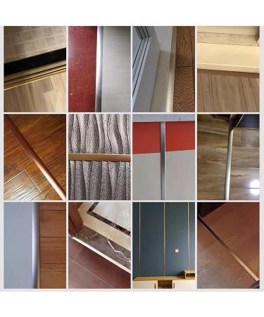 1.6 Inch Wide Indoor Narrow Floor Strip Matte Carpet Trim Transition Strip Easy to Install Thresholds Reducer Ramp for Front Door Doorways (Color : Black Size : 140cm/55.1in) Black 140cm/55.1in - Buy Online on GoSupps.com