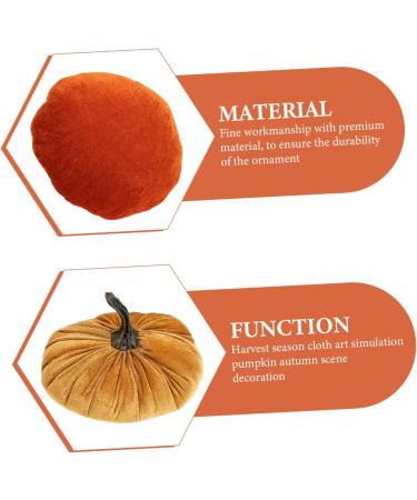 OUNONA 6 Pcs Fabric Pumpkin Fluffy Stuffed Animals Themberchaud Plush Scrump Plush Gutama Plushy Halloween Decor Pumpkin Adornment Home D cor Fake Pumpkin Artificial Plastic - Buy Online on GoSupps.com