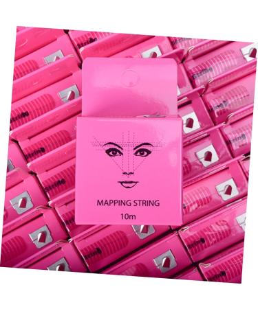 Beavorty 2 Boxes Ink Pattern Embroidery Ruler Eyebrow Measuring Symmetry Tool Brow Mapping String for - Buy Online on GoSupps.com
