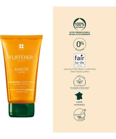 Ren Furterer - KARITE NUTRI - Intense Nourishing Shampoo - Silicone-free nourishing shampoo with Shea Butter - Very Dry Damaged Hair Shea Oil Shea Butter - 150ml - Buy Online on GoSupps.com